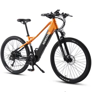 100千米48v 500w 750w 1000w功率便宜的全悬挂混合动力电动自行车Ebike土山胖轮胎自行车电动自行车