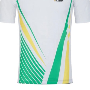 5 SPORTS Men's Fitted RashGuard White Sublimation Print Moisture Spandex / Polyester Wicking MMA Training <b>Top</b> - Product Image 6