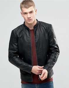 Unisex <b>Genuine</b> Leather Camouflage Casual Zipper Winter Stand Windproof Waterproof Loose Fit Leather Jacket Wholesale Outerwear - Product Image 1