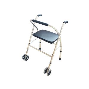 Yizhuokang <b>Walker</b> <b>Rollator</b> Stainless Steel With Seat And Wheels For Elderly Mobility Assistance - Product Image 1