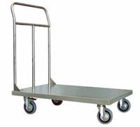 Chariot à plateforme en acier inoxydable 201/304, chariot de rangement de haute qualité pour entrepôt de jardin, vente en gros