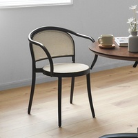 Chaise de salle à manger nordique en aluminium, dossier en maille française, empilable, fauteuil design moderne et minimaliste pour la maison, le café, le restaurant et les entreprises