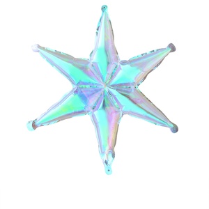 Palloncini in pellicola di alluminio a forma di stella esagonale monocolore per la decorazione di <span class=keywords><strong>Capodanno</strong></span>, Vigilia di Natale e feste di Natale - Product Image 4