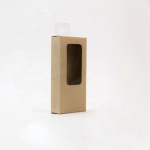 Custom Recycled Craft Paper Box Child Resistant Window Snack Pet Food Packaging Custom Color Gloss/Matt Lamination Custom Size - Product Image 5