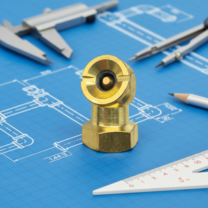 Buse gonflable en cuivre de haute qualité, personnalisable, support OEM, fabrication chinoise, outils pneumatiques en laiton pour automobile - Product Image 5