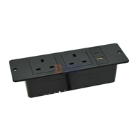 Prix d'usine Hot Premium Qualité UK Standard Multiprises Conception Encastrée Prise Murale Rallonge Bureau Table Canapé