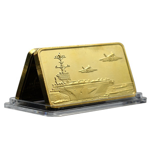 U.S. moneta da sfida commemorativa da Bar marina USN regalo da Bar in oro nero veterano della marina - Product Image 3