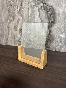 SKYGH Fast Food <span class=keywords><strong>Menu</strong></span> Panneau D'affichage LED Publicité Boîte <span class=keywords><strong>À</strong></span> Lumière Mince A4 Restaurant Affiche En Acier Inoxydable Bois Hôtels Table Stand - Product Image 4