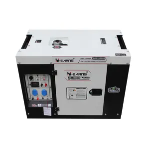 CE ISO EURO 5 7500W 8000W emergency power super silent air cooled diesel generator for house using