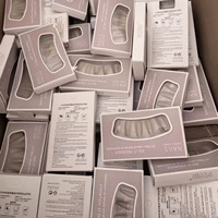 Vente en gros directe d'usine, manucures artisanales de haute qualité, 24/30 pièces, expédition aléatoire, ongles artificiels.