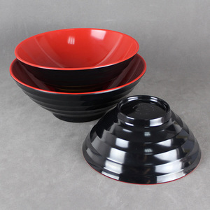 Ensemble de vaisselle en mélamine écologique bols à ramen cuillères supports de baguettes polies <span class=keywords><strong>bol</strong></span> coréen thaï miso Udon Pho boîtes emballées - Product Image 5