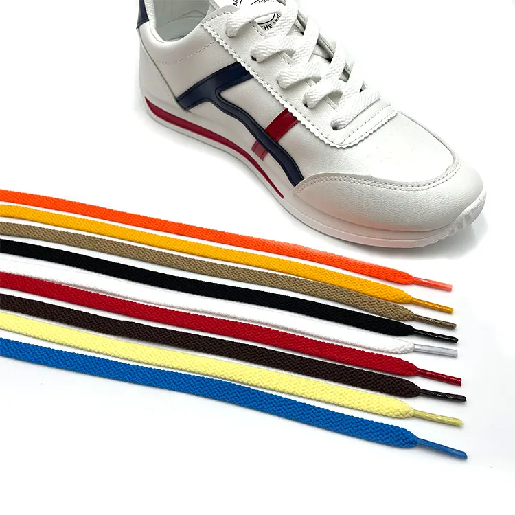 Tali Sepatu Kebugaran Datar Sangat Tahan Lama-Tali Sneaker Datar Poliester Premium-9 Warna-EBay/Pemasok Amazon
