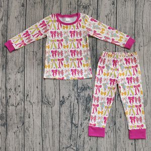 Stock Calabaza Bordado Imprimir Top Negro Plaid Pantalones Niñas Trajes de Halloween Venta al por mayor Niños pequeños Boutique Nueva ropa de bebé - Product Image 3