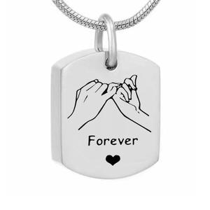 Joyas de cremación para cenizas <span class=keywords><strong>Acuerdo</strong></span> para siempre Collar de corazón para cenizas Recuerdo Colgante conmemorativo - Product Image 4