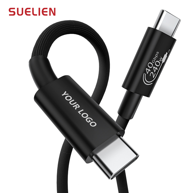 OEM Mobiele Telefoon Cable USB 4.0 Kabel PD 240W 1M 2M USB C Cabo 40Gbps 8K 60Hz USB C Data Cable for Thunderbolt 4