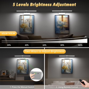 โคมไฟติดผนัง LED ดีไซน์เรียบง่ายสำหรับตกแต่งภายในบ้าน, โคมไฟตกแต่งภาพวาดและไฟส่องกระจกสำหรับห้องนั่งเล่นและงานศิลปะติดผนัง - Product Image 2