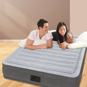 wholesale High quality TWIN size INTEX air bed inflatable air mattress with built-in pump
