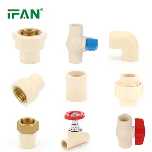 IFAN Usine En Gros 1/2 "-2" Vanne À Bille En Pvc Raccord De Tuyau En Pvc Raccords En Pvc pour L'alimentation En Eau