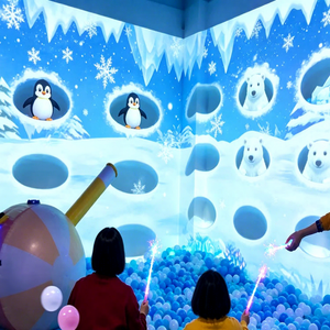 Système de jeu de lancer de balles immersif 3D utilisant la technologie de projection interactive pour les centres de divertissement pour enfants - Product Image 1