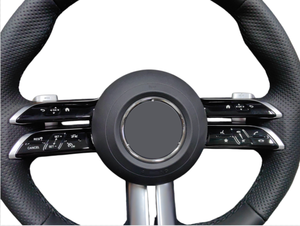 Volant de direction en cuir personnalisé pour Mercedes Benz C E S GLC GLS <span class=keywords><strong>GLE</strong></span> S400 S350 W222 W213 W223 W167 W292 Maybach Classe S - Product Image 2