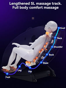 2025 Fábrica al por mayor barato cero gravedad cuerpo masaje silla PU cuero Material directo de China fabricante - Product Image 6