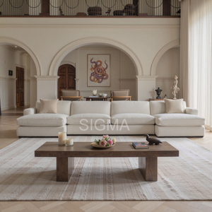 SIGMA Set <span class=keywords><strong>Sofa</strong></span> ruang tamu, berkualitas tinggi furnitur dalam ruangan Set meja kopi ruang Hotel ruang tamu - Product Image 2