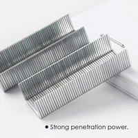 Foska 1000 agrafes par boîte, agrafes métalliques galvanisées en acier inoxydable de haute qualité à forte pénétration pour agrafeuse de bureau
