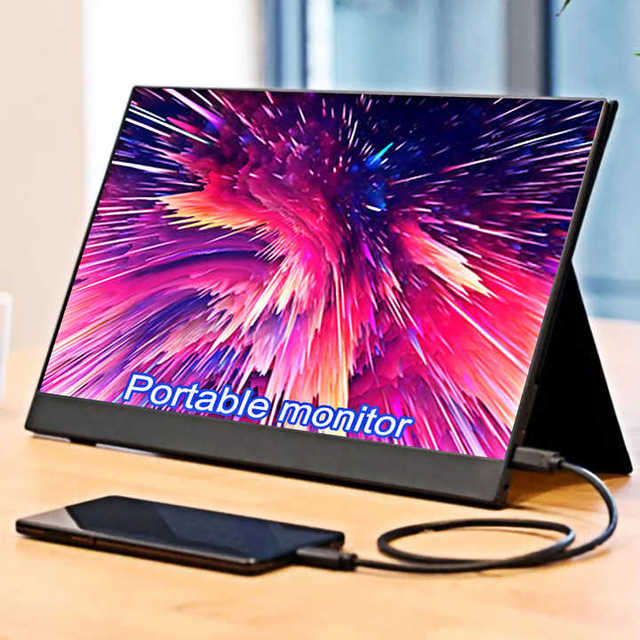 13.3 15.6 17.3 Inch 4K 2K 144Hz 4:3 New Thinnest Touch Screen Portable Gaming Monitor Type-C USB Laptop Pc