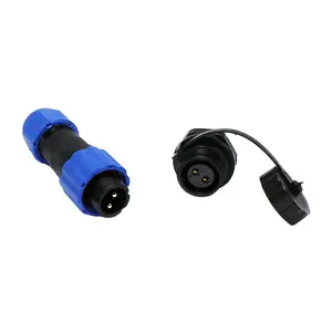 IP67 กันน้ำช่องเสียบ 10Pin Z108 Connector และ 2 3 4 5 6 7 9 Core WAY IP68 SP Series SP1310 SP1311 SP1312 CONNECTOR