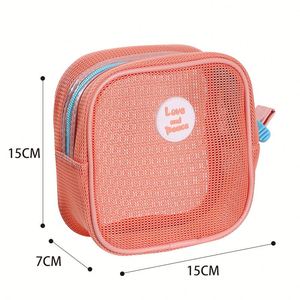 Square Cosmetic <b>Bag</b> Convenient to Carry for Travel with extra Large Capacity for Makeup Storage - Product Image 2