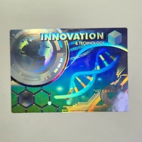 Autocollants PET holographiques colorés personnalisés de haute qualité pour cadre photo, bougie, code QR, formes personnalisées