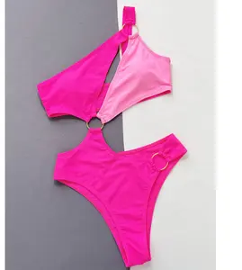 Sexy Hollow Out Bikinis <span class=keywords><strong>2023</strong></span> Summer Beachwear Bikini <span class=keywords><strong>de</strong></span> una pieza Traje <span class=keywords><strong>de</strong></span> baño para mujer - Product Image 1
