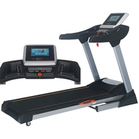 Caminadora Motorizada K-FIT GS-353D-B, Equipo de Fitness para Interiores, Comercial, Buena Calidad, Buen Precio, con WLAN, Surf y TV