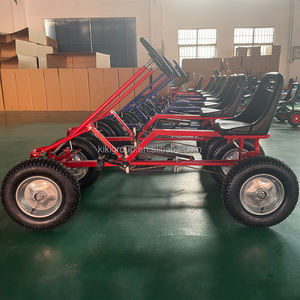 <span class=keywords><strong>Go</strong></span>-Kart a Pedali QIQU da 147 cm per Bambini e Adulti, Portata 100 kg, per Uso Intensivo - Telaio Rinforzato in Acciaio - Product Image 3