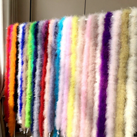 Plumes de dinde colorées 30g 45g, costumes de plumes de boas, écharpe, vêtements de fête, accessoire de danse, robe de mariage, artisanat