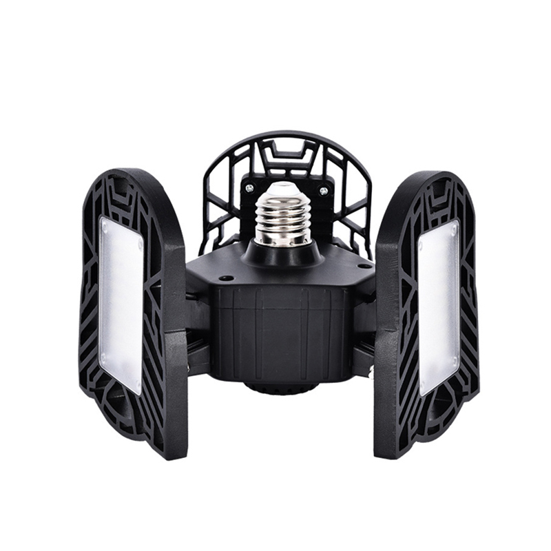 Деформируемый светодиодный светильник для гаражных автозаправочных станций, 60 Вт, 6000K, E26E27, 110-240 В, с 3 регулируемыми панелями