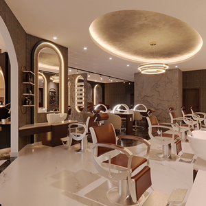 Diseño Moderno para Estación de Salón de Uñas | Mesa de Manicura y Espejo Personalizados | Solución Integral de Mobiliario y Decoración para Salones de Uñas - Product Image 3