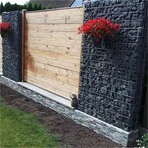 Best Quality Galvanized Basket Welded Gabion Box Retaining Walls Welded Gabion Wall For Landscape Garden