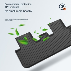 מבצע מחיר נמוך! שטיחי רצפה לרכב <span class=keywords><strong>TPE</strong></span> תלת מימדיים, עמידים למים ולכתמים, נגד החלקה, עבור טסלה דגם 3/Y - Product Image 3