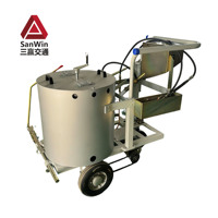 Machine de marquage routier thermoplastique manuelle SanWin, directement de l'usine, à faible coût d'entretien, pour les lignes de passage pour piétons