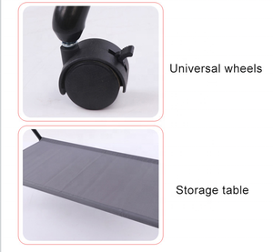Hot-selling Baby <strong>Changing</strong> <strong>Table</strong> Baby Diaper <strong>Table</strong> <strong>Folded</strong> with Wheels Support OEM - Product Image 3
