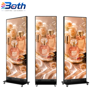 จอแสดงผล LED โปสเตอร์ P2.5 หน้าจอ GOB HD แบบพับได้สองด้าน สำหรับป้ายโฆษณาดิจิทัล - Product Image 1