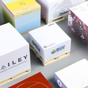 แผ่นบันทึกข้อมูลแบบติดแน่นพิมพ์โลโก้ได้ตามต้องการสำหรับธุรกิจสำนักงานของขวัญแบรนด์โรงแรม - Product Image 6