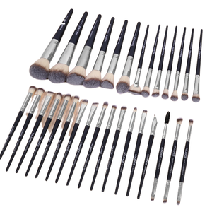 Set de 30 <span class=keywords><strong>Brochas</strong></span> de Maquillaje <span class=keywords><strong>MAANGE</strong></span> para Base y Sombras de Ojos, <span class=keywords><strong>Brochas</strong></span> Planas y de Abanico de Nailon para Corrector Facial, Venta al por Mayor - Product Image 4