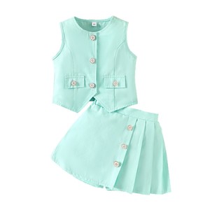 Летняя детская одежда для девочек 2-7 лет: хит продаж, безрукавки <span class=keywords><strong>2026</strong></span> - Product Image 4