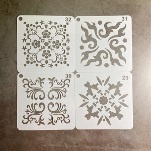 <span class=keywords><strong>Pochoir</strong></span> en <span class=keywords><strong>plastique</strong></span> PP écologique OEM pour peinture Jeu de pochoirs de dessin Mandala pour enfants Pochoirs de <span class=keywords><strong>Noël</strong></span> pour mur - Product Image 2