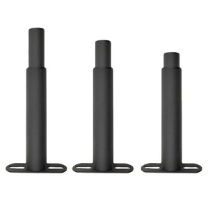 Pata de Mueble de Hierro Ajustable, Color Negro Mate, Resistente, Soporte para Cama, Estructura de Listones, Diseño Industrial - Product Image 2