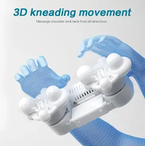 Masseur d'épaule avec logo personnalisé, châle de massage à pétrir en 3D avec chaleur, masseur cervical électrique shiatsu pour le dos et le cou