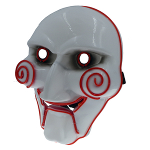 Vi El rompecabezas película Festival Rave El alambre EDC disfraz de Halloween hecho a mano máscara - Product Image 1