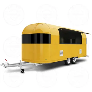 Food Concession Trailer Condition Food Concession Food Cart for Sale Application and New Candy Customized Mobile Kitchen 1 Unit